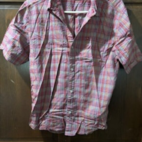 Quiksilver Men's Plaid Button-Up Shirt - Picture 1 of 2